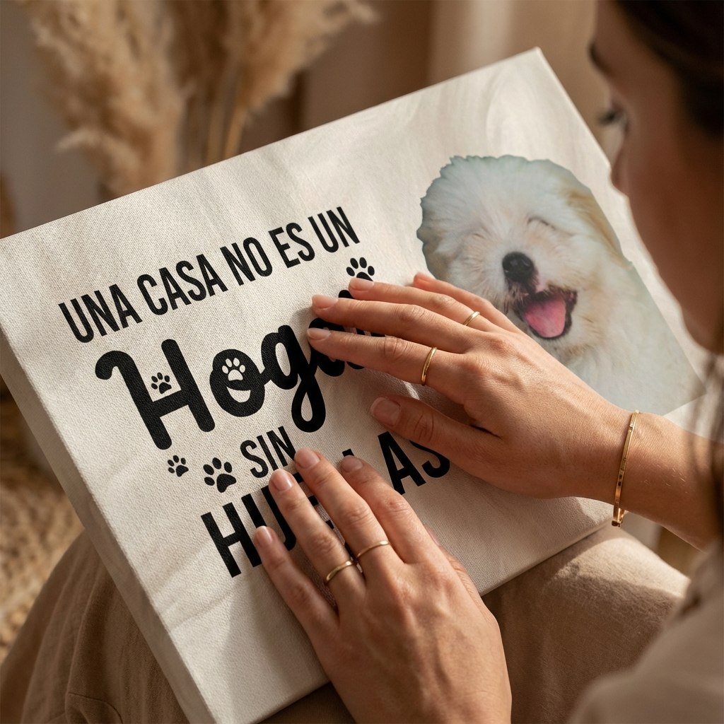 Me&Mini-Me© - Tassunjäljet - Valokuvauskangas - Kuva 4