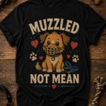 Muzzled, not mean